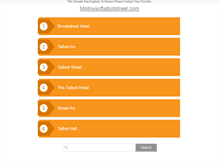 Tablet Screenshot of molloysoftalbotstreet.com